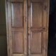 Armoire 2 portes en bois exotique