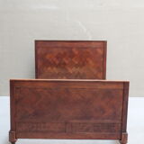 Old oak bed frame