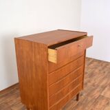 Mid-Century Danish Teak Chest of Drawers, 1960s