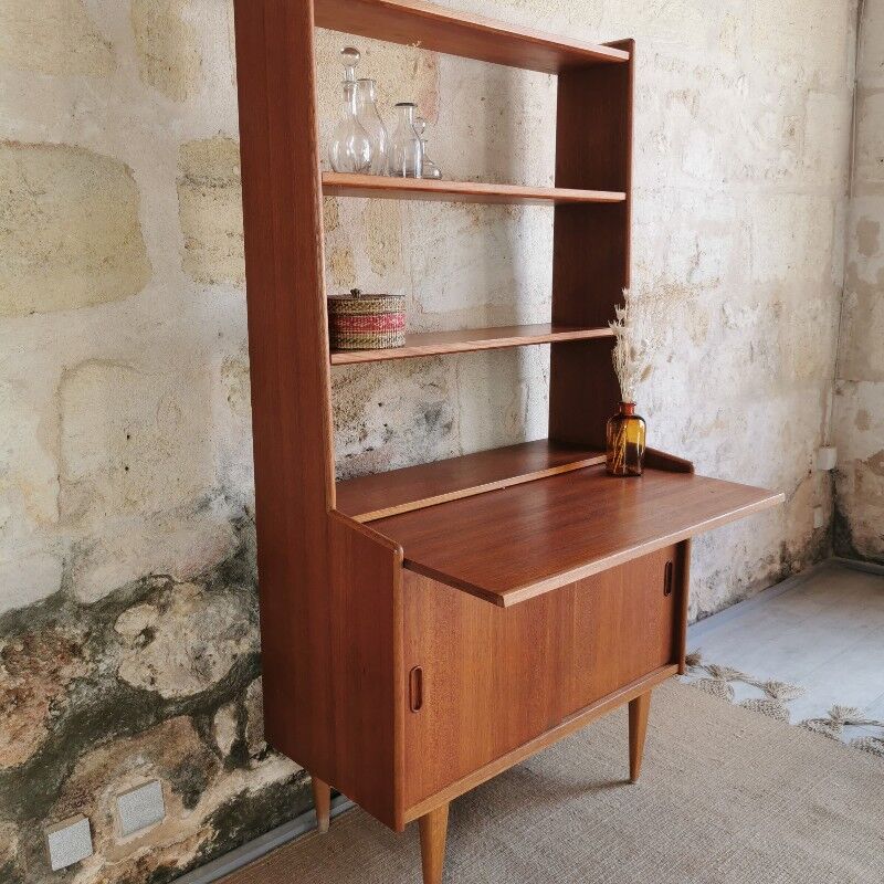 Teak secretary library