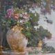 Peinture huile signee Paul Pierre Emiot - jarre provencale