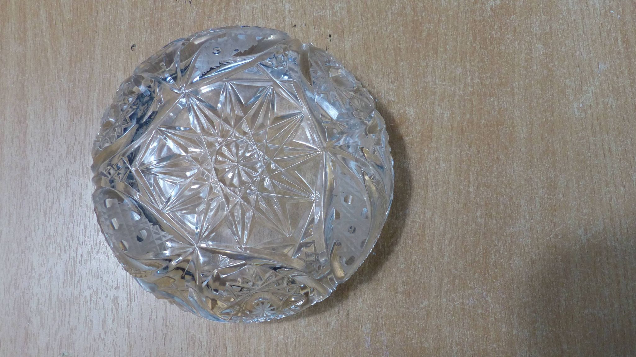 crystal ashtray