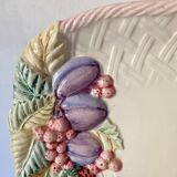 Long dish in fruit barbotine