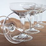 5 bistro champagne glasses