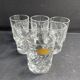 6 hand-cut crystal glasses