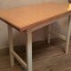 Side table 90,8x50,8cm vintage compass legs