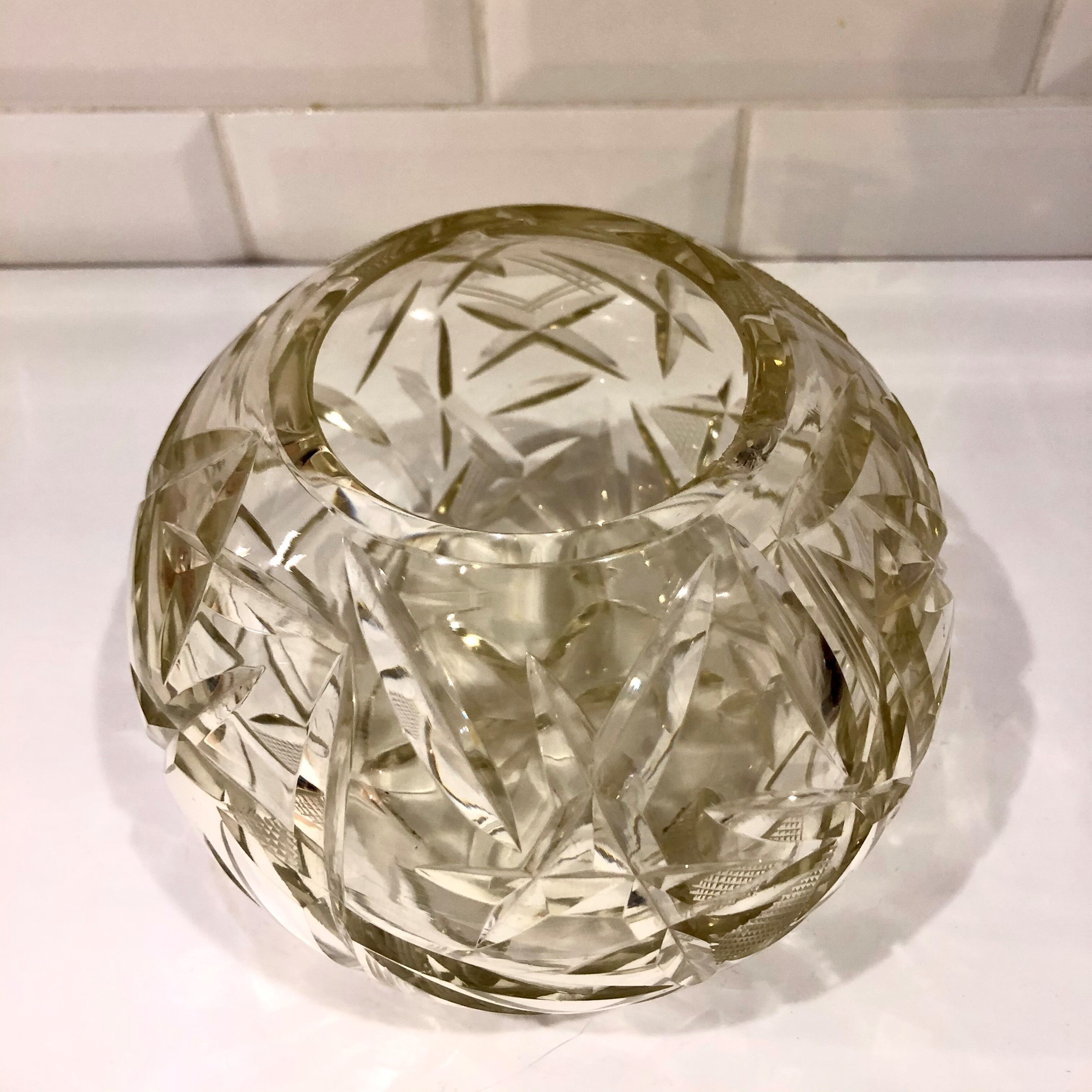 St. Louis Crystal Ball Vase