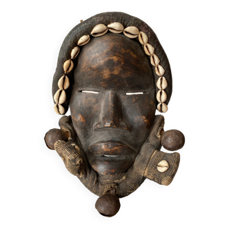 African mask in Ivory Coast