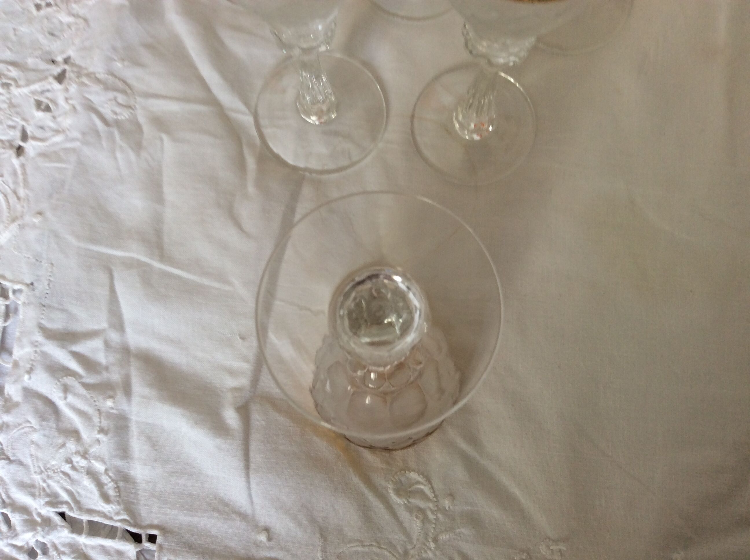 Set of 6 Crystal glasses