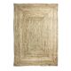 Tapis en jute contour blanc 120x170 cm