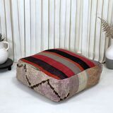 Moroccan kilim pouf