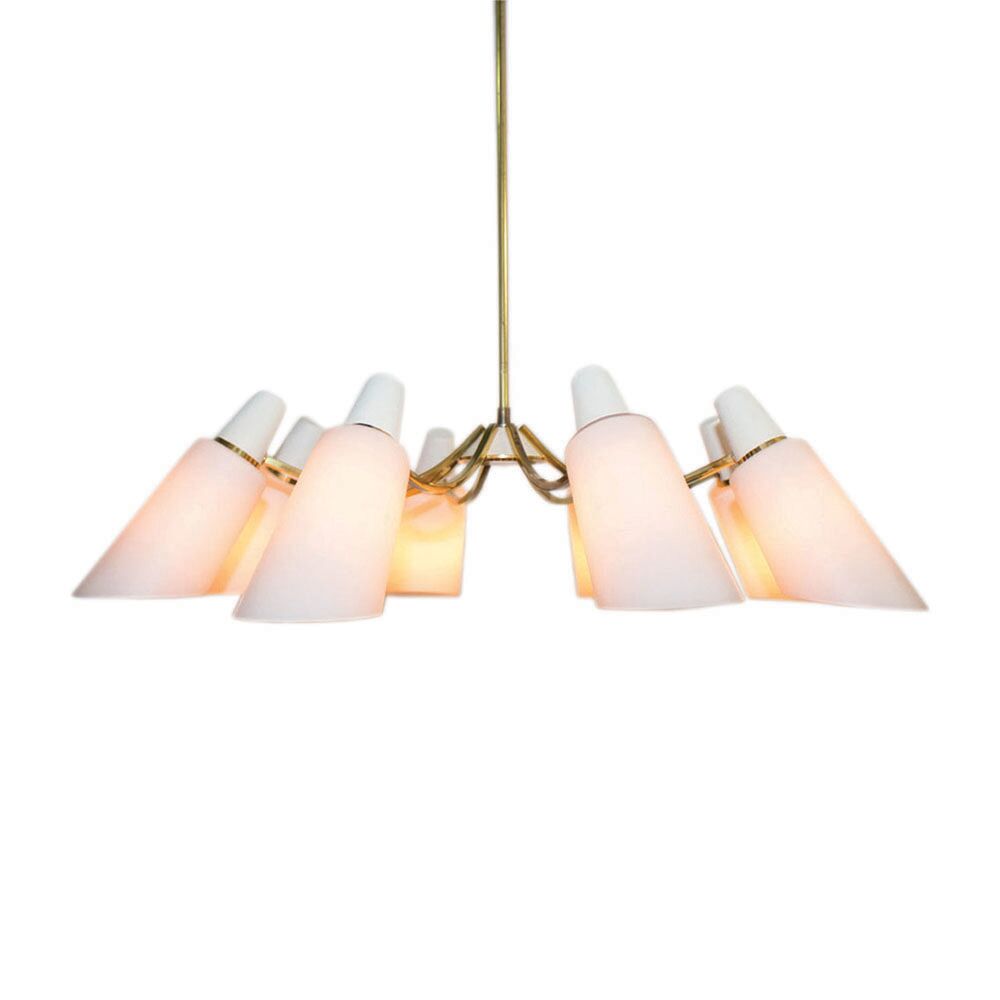 1950s Opaline Chandelier
