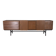 LARGE VINTAGE SIDEBOARD FROM THE 1960S IN TEAK AND BRASS, ITALIAN DESIGN