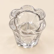 8 Cut Crystal Porto Glasses Daum - Art Nouveau 1900s