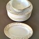 Porcelain plate service x 10 people