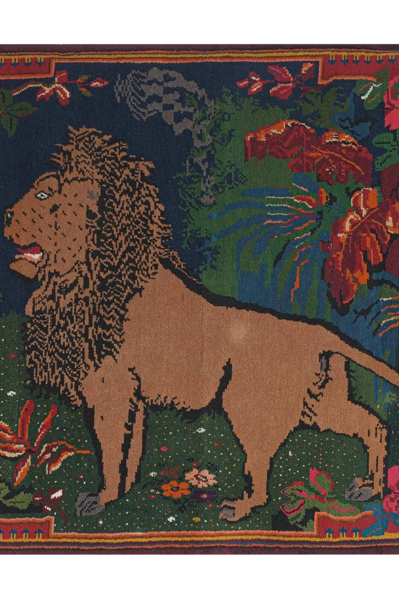 Vintage hand-embroidered textile 175x242 cm