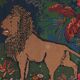 Vintage hand-embroidered textile 175x242 cm