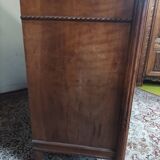 Louis XVI two-body sideboard stamped in walnut