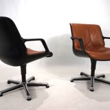 Set of two Fröscher office chairs by Burkhard Vogtherr, 1970