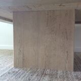 Travertine coffee table from the 70s