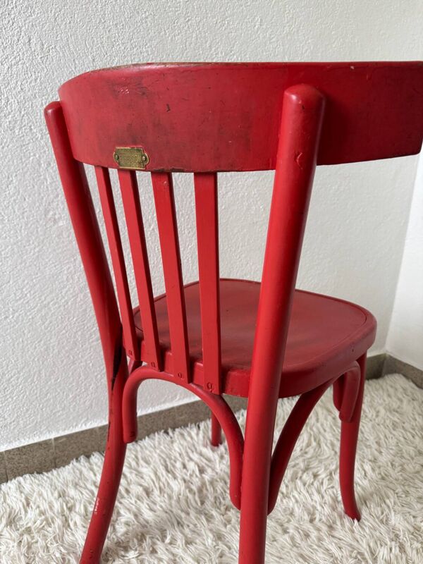 Chaise bistrot bois courbé années 50 Algérie