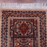 Antique handmade Berber Rabat rug