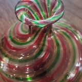 Vintage Murano-inspired blown glass vase