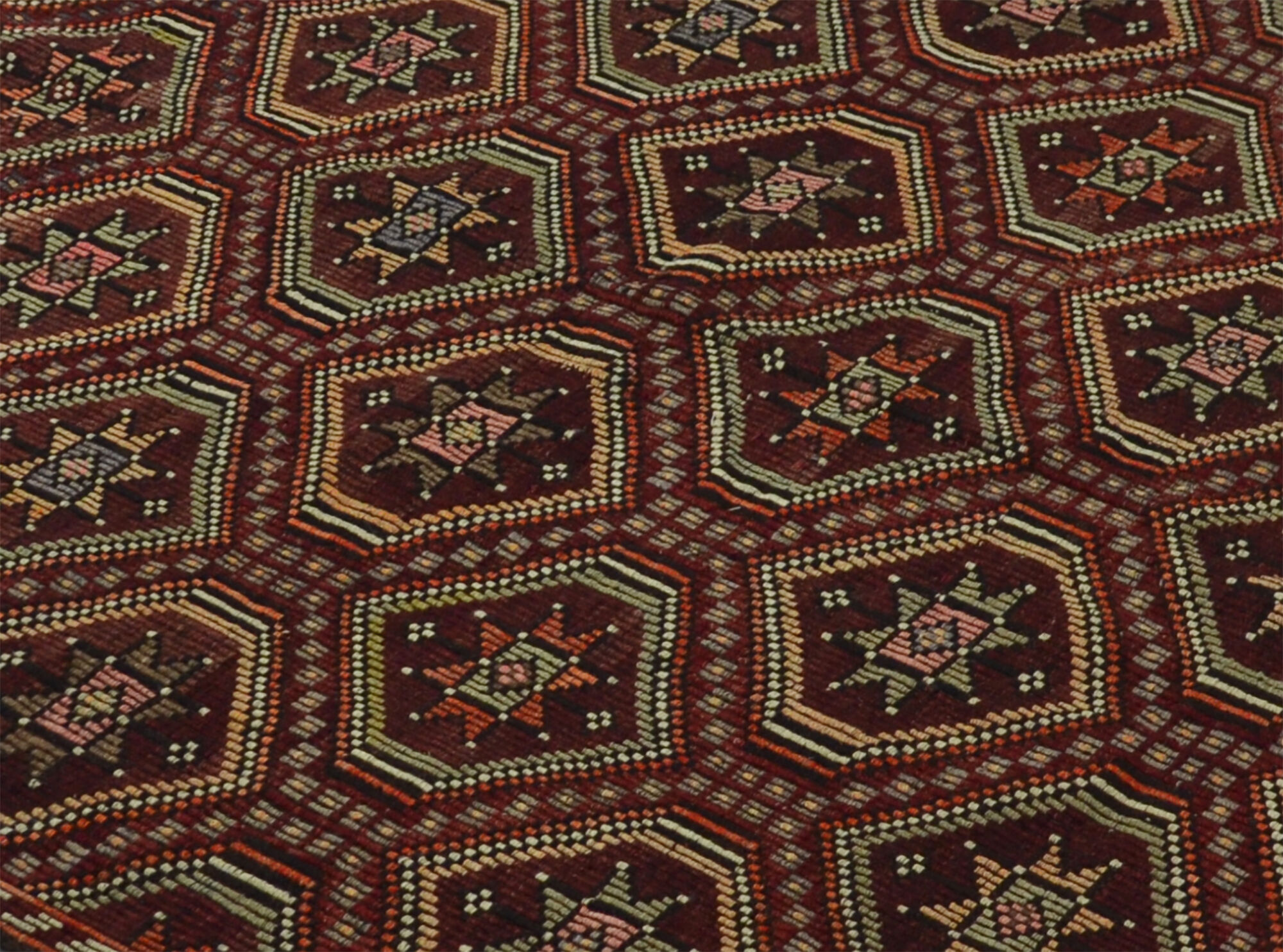 Anatolian handmade kilim rug 310 cm x 200 cm