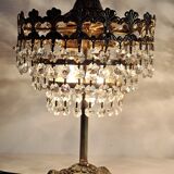 Pair of bedside lamps with tassels