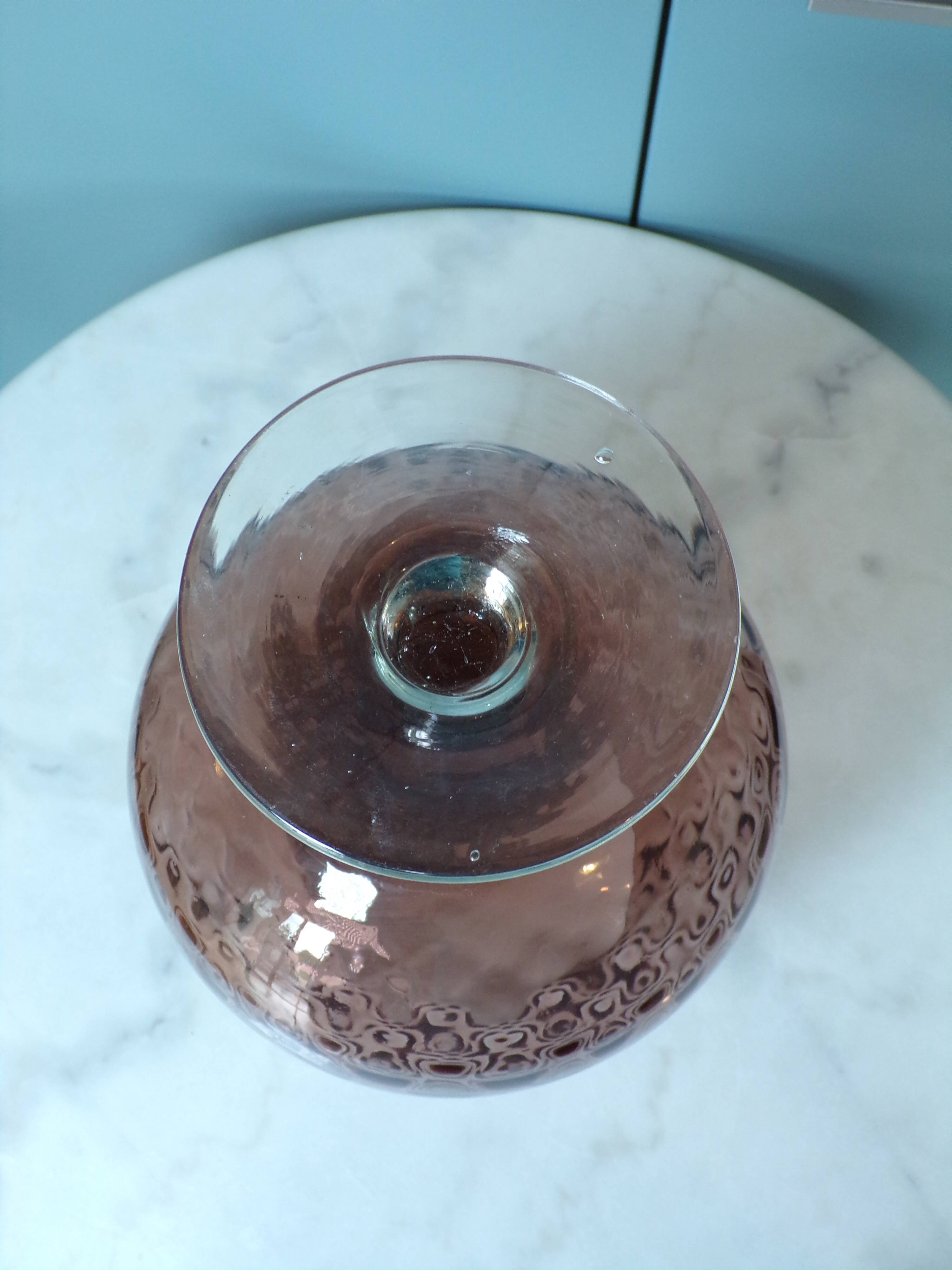 Empoli brown glass vase