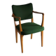 Green beechwood armchair | Nordiska Kompaniet | Sweden | 1940s