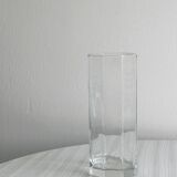Vase en verre transparent, design classique