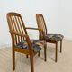 Ensemble 2 fauteuils et 3 chaises Dyrlund - design danois années 70