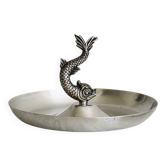Metal serving dish