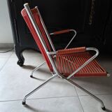 Scoubidou children's chair from the 60s