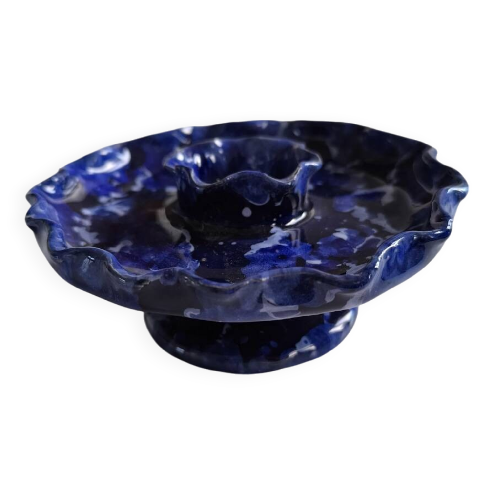 Morvan earthenware candle holder