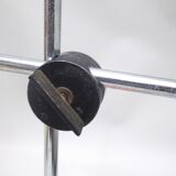 Orange articulated desk lamp from the 1970s