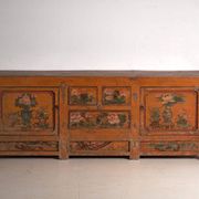 Antique lacquered elm wood buffet – China, circa 1900