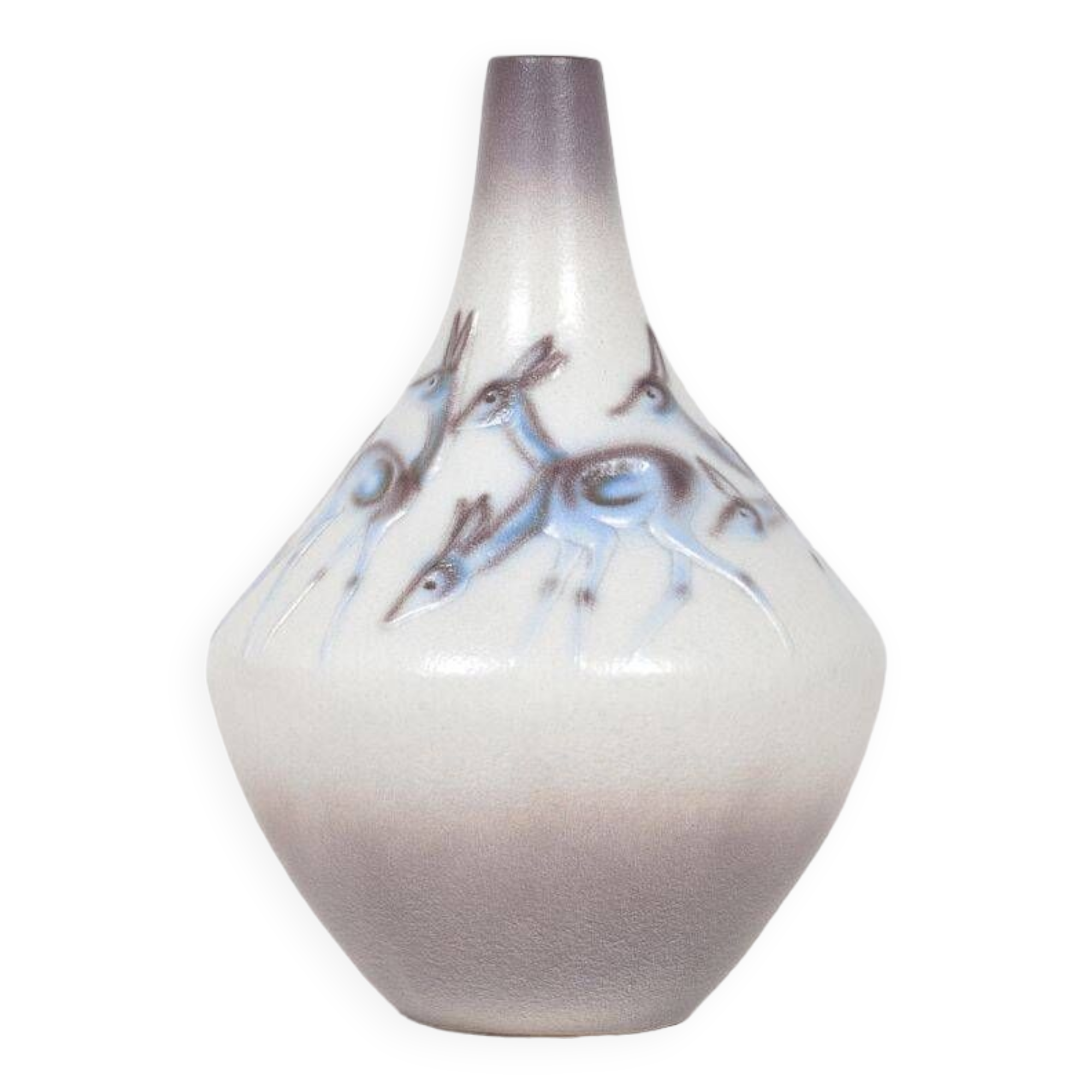 Vase vintage à motif cerf de Goebel, 1970