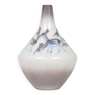 Vase vintage à motif cerf de Goebel, 1970