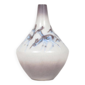 Vase vintage à motif cerf de Goebel, 1970