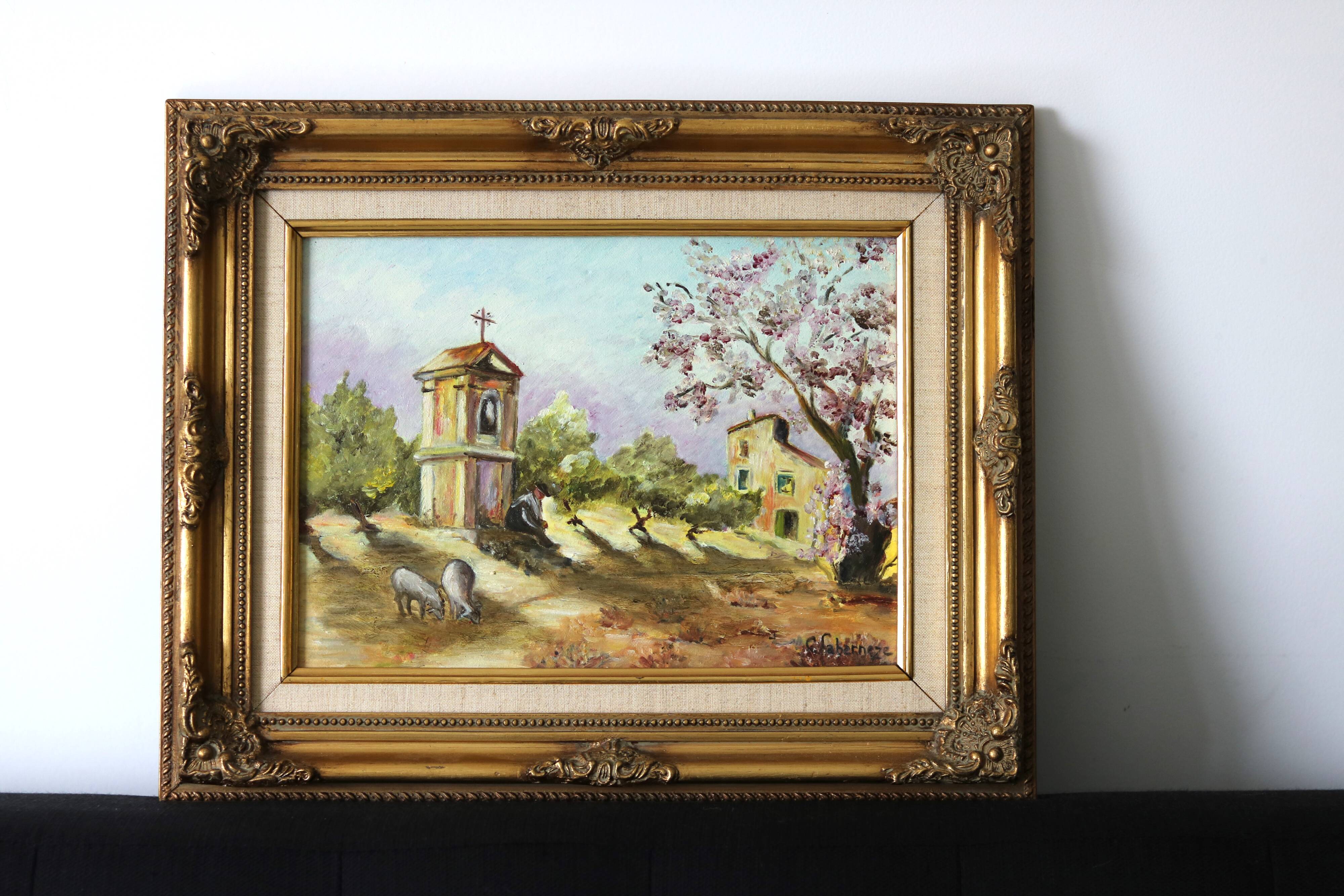 Provençal landscape painting
