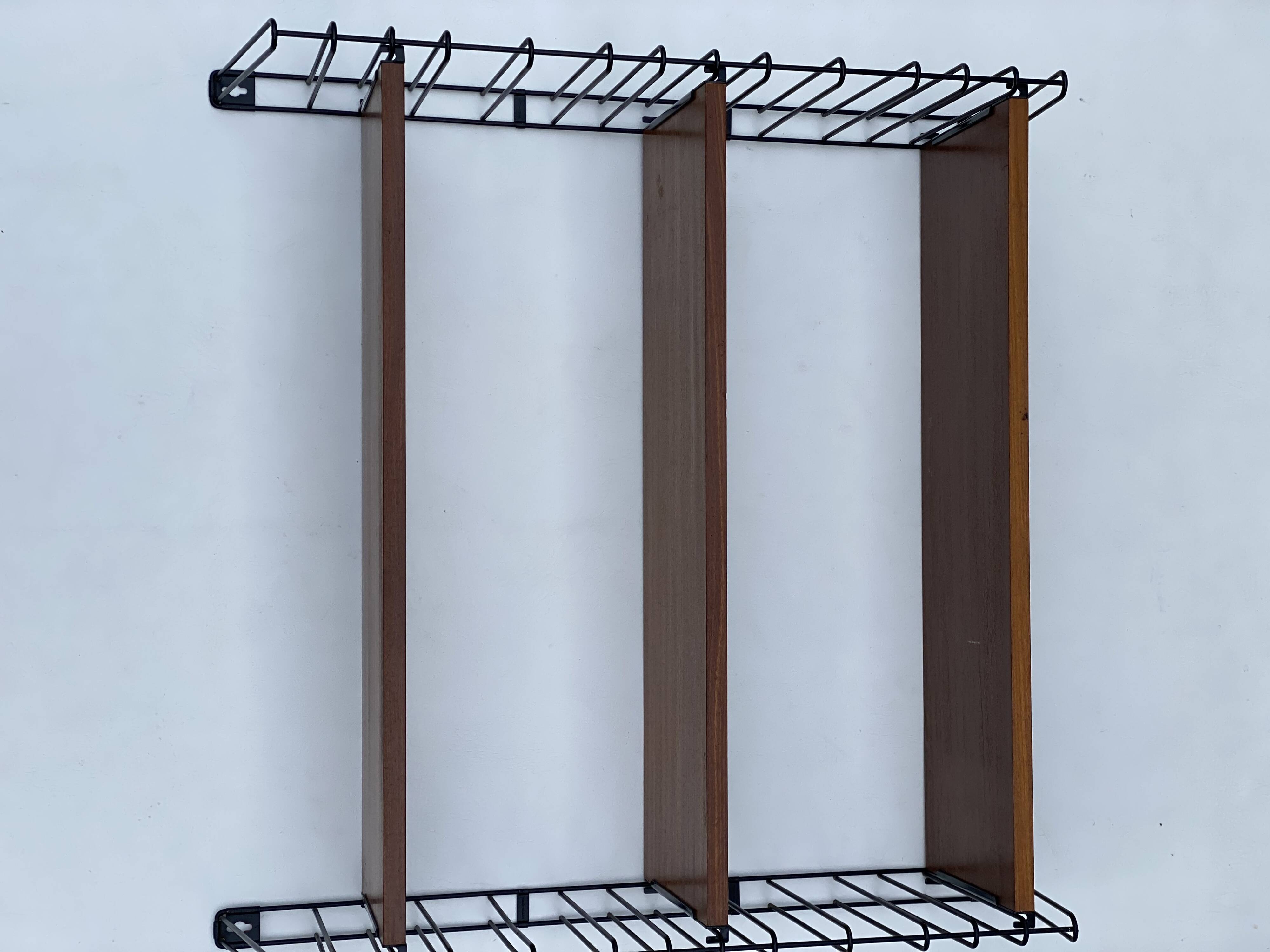 Vintage Teak Wall Shelves by Tomado
