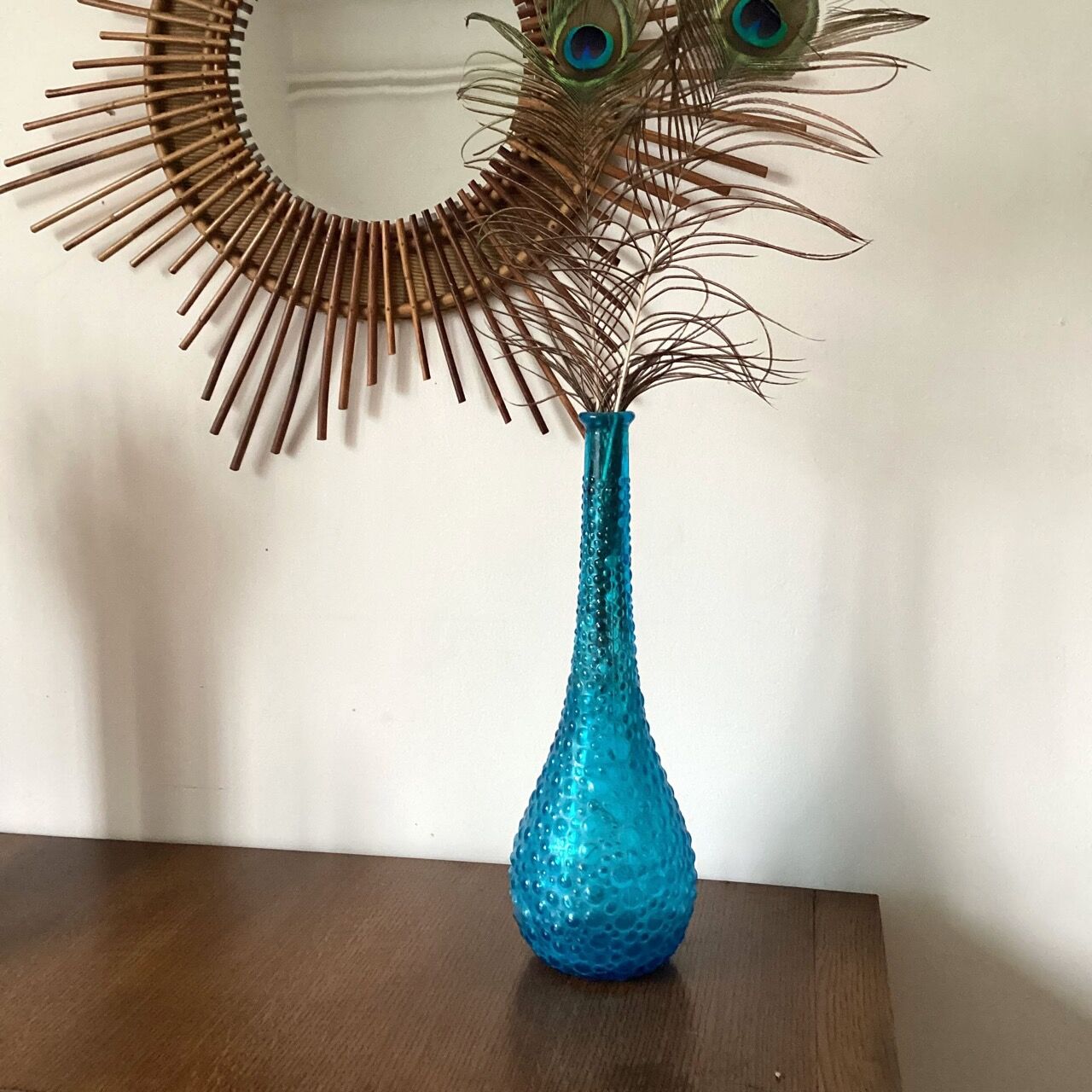 Italian glass bottle