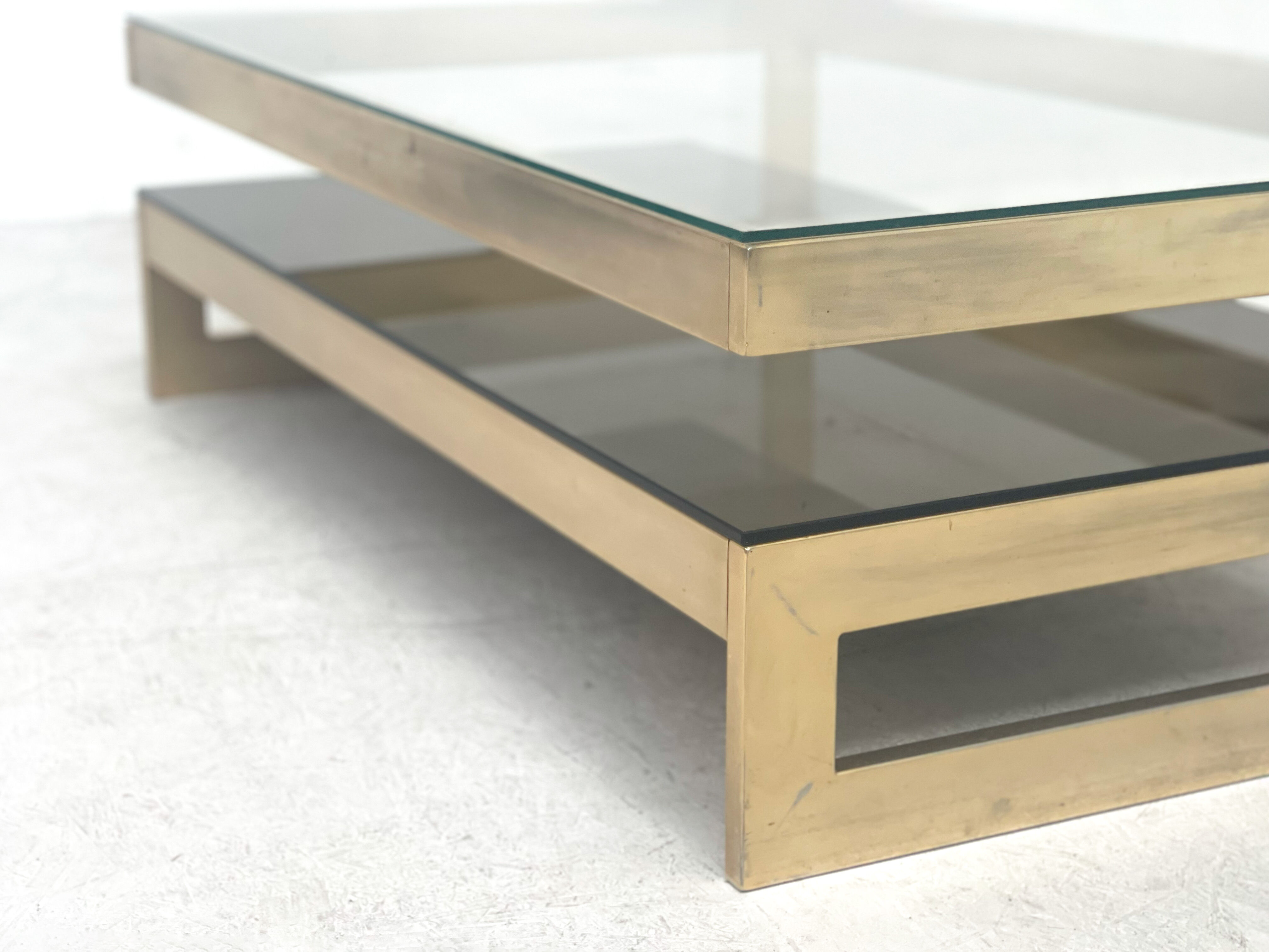 G shaped coffee table