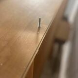 Canapé / canapé vintage en cuir noir martin stoll