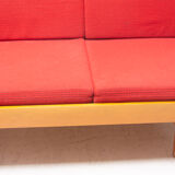 Canapé pliant du milieu du siècle, années 1960, Tchécoslovaquie