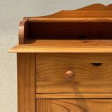 Petit meuble de rangement et secrétaire en pin vintage