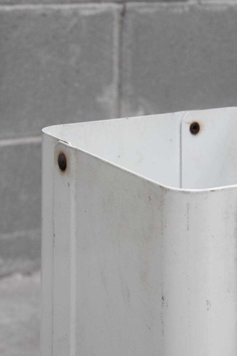 Cestino bianco vintage Valenti Cusago