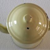 Yellow enamelled coffee maker
